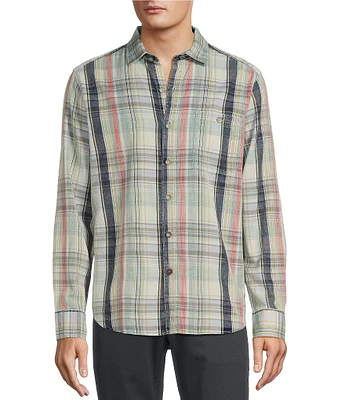 Tommy Bahama Hazy Fade Checked Long Sleeve Woven Shirt