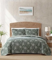 Tommy Bahama Hibiscus Jungle Cotton Reversible Quilt Mini Set