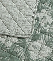 Tommy Bahama Hibiscus Jungle Cotton Reversible Quilt Mini Set