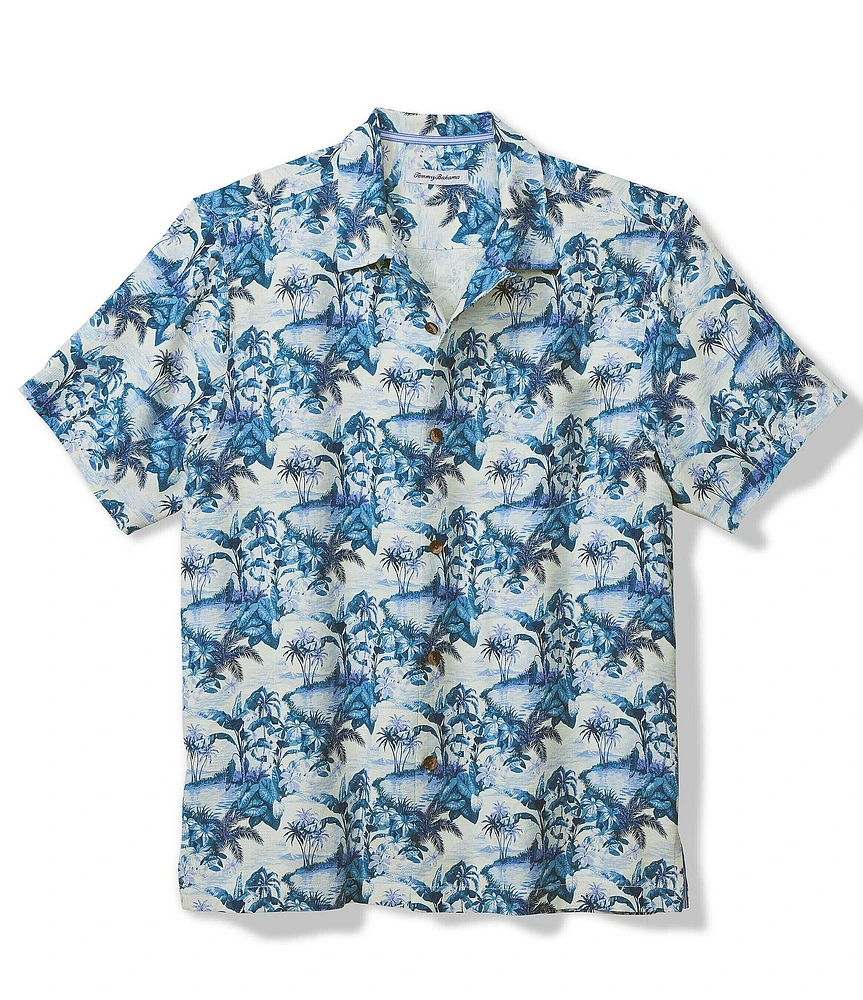 Tommy Bahama Hidden Horizons Short Sleeve Silk Shirt