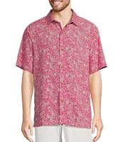 Tommy Bahama High Tide Hibiscus Short Sleeve Woven Shirt