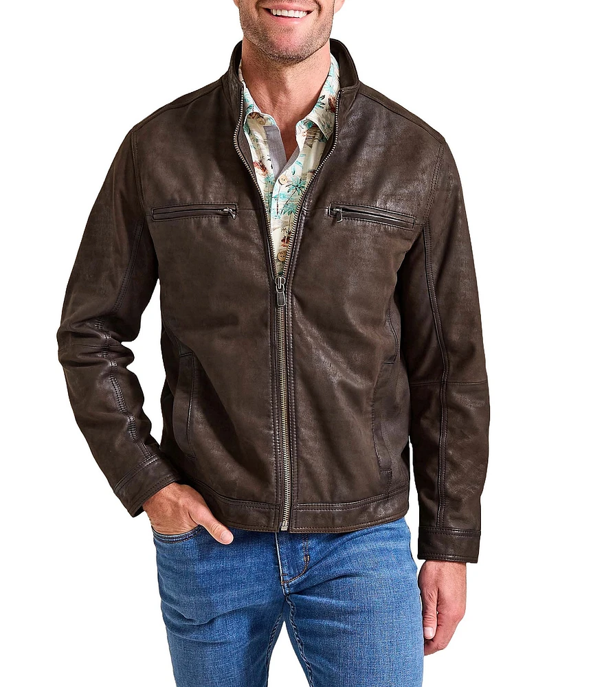 Tommy Bahama Highland Rocker Leather Jacket