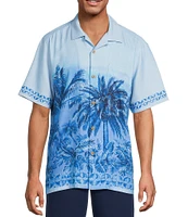 Tommy Bahama Hula Blues Short Sleeve Woven Camp Shirt