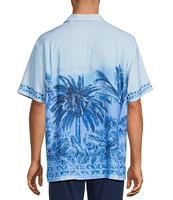 Tommy Bahama Hula Blues Short Sleeve Woven Camp Shirt