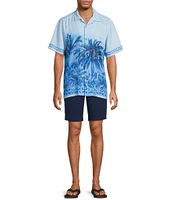 Tommy Bahama Hula Blues Short Sleeve Woven Camp Shirt