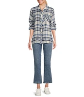 Tommy Bahama Indigo Bootcut Mid Rise Cropped Jean