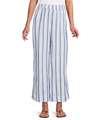 Tommy Bahama Isla Sol Two Palms Coordinating Linen Coulotte Pants