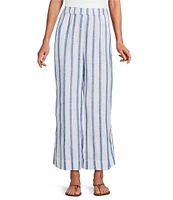 Tommy Bahama Isla Sol Two Palms Coordinating Linen Coulotte Pants