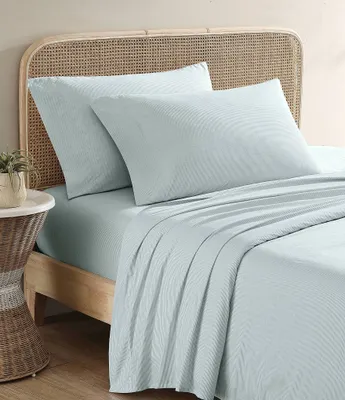 Tommy Bahama Island Cays Pinstripe Cotton Percale Sheet Set