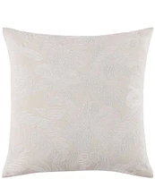 Tommy Bahama Island Estate Embroidered Floral Square Throw Pillow