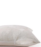 Tommy Bahama Island Estate Embroidered Floral Square Throw Pillow