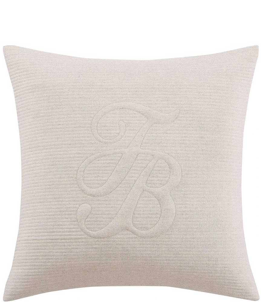 Tommy Bahama Island Estate Quilted Logo Square Throw Pillow