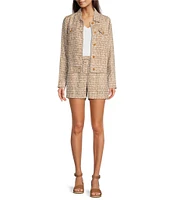 Tommy Bahama Island Key Linen Plain Weave Point Collar Button Front Jacket