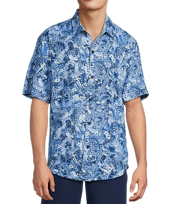 Tommy Bahama Island Mixer Short Sleeve Woven Shirt