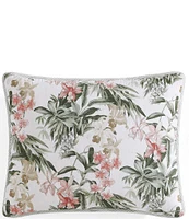Tommy Bahama Island Orchid Pink Cotton Reversible Quilt Mini Set