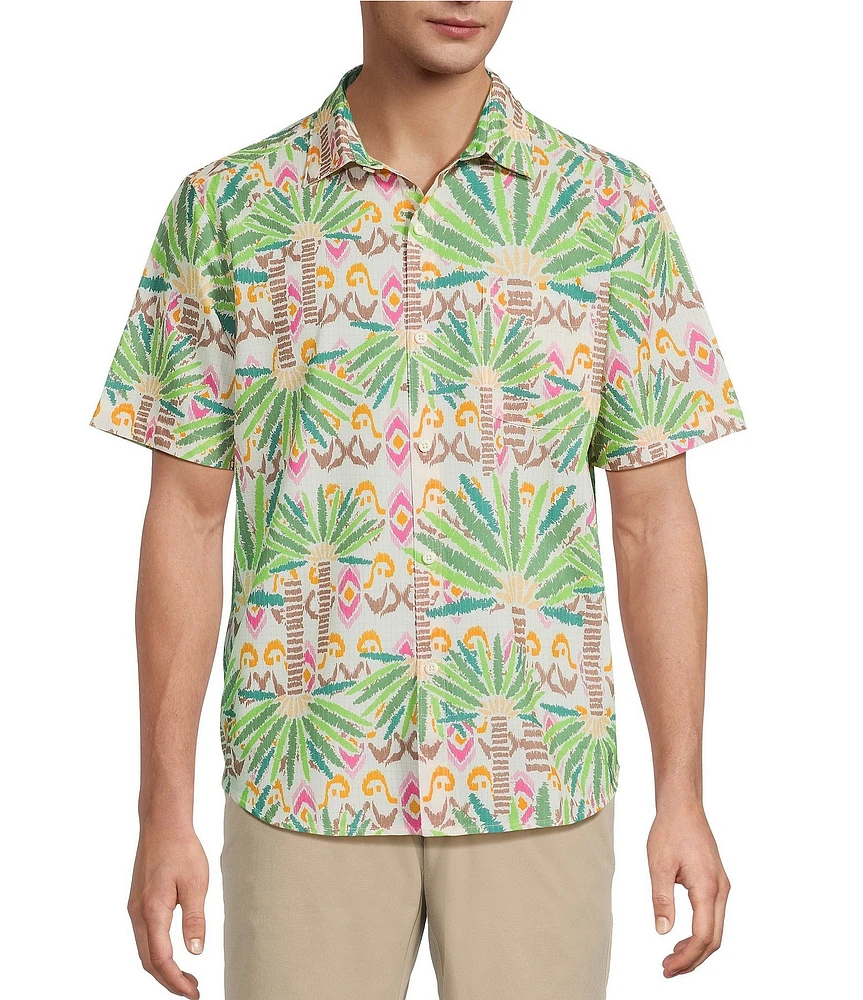 Tommy Bahama IslandZone Bahama Coast Palm Pointe Short Sleeve Woven Shirt
