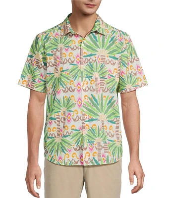 Tommy Bahama IslandZone Bahama Coast Palm Pointe Short Sleeve Woven Shirt