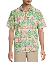 Tommy Bahama IslandZone Bahama Coast Palm Pointe Short Sleeve Woven Shirt