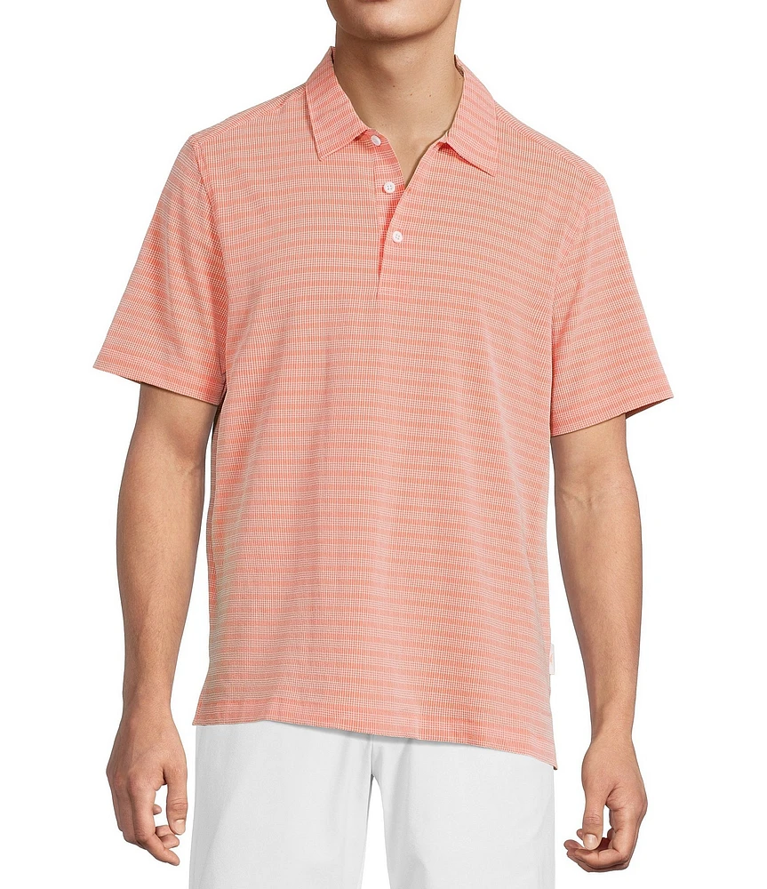 Tommy Bahama IslandZone Bahama Coast Scala Stripe Short Sleeve Polo Shirt