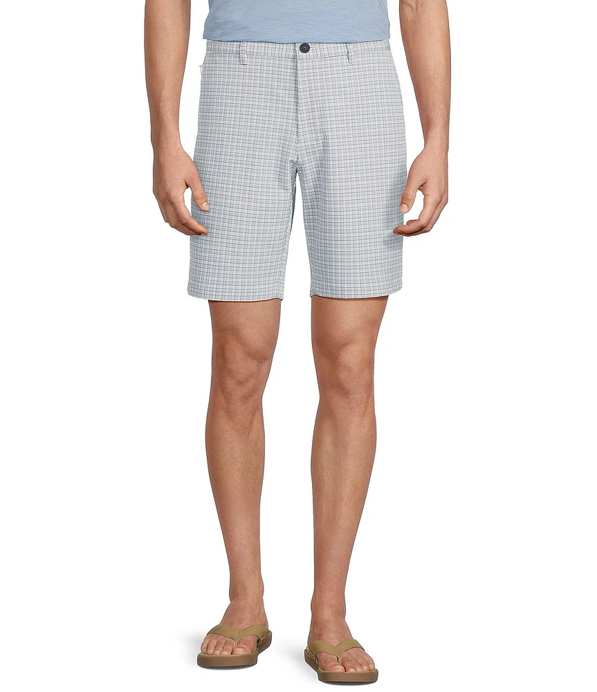 Tommy Bahama IslandZone Chip Shot Plaid Play 9#double; Inseam Shorts