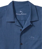 Tommy Bahama IslandZone Coastal Breeze Tonal Check Short Sleeve Woven Shirt