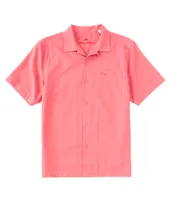 Tommy Bahama IslandZone Coastal Breeze Tonal Check Short Sleeve Woven Shirt