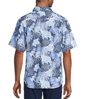 Tommy Bahama IslandZone Coconut Point Azul Escape Short Sleeve Woven Camp Shirt