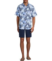 Tommy Bahama IslandZone Coconut Point Azul Escape Short Sleeve Woven Camp Shirt