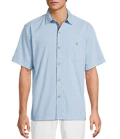 Tommy Bahama IslandZone Coconut Point Costa Check Short Sleeve Woven Shirt
