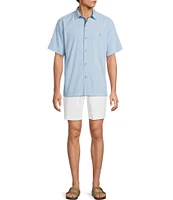 Tommy Bahama IslandZone Coconut Point Costa Check Short Sleeve Woven Shirt