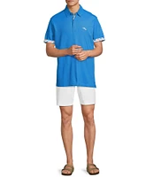 Tommy Bahama IslandZone Flamingo Mingle 5 O 'Clock Short Sleeve Polo Shirt
