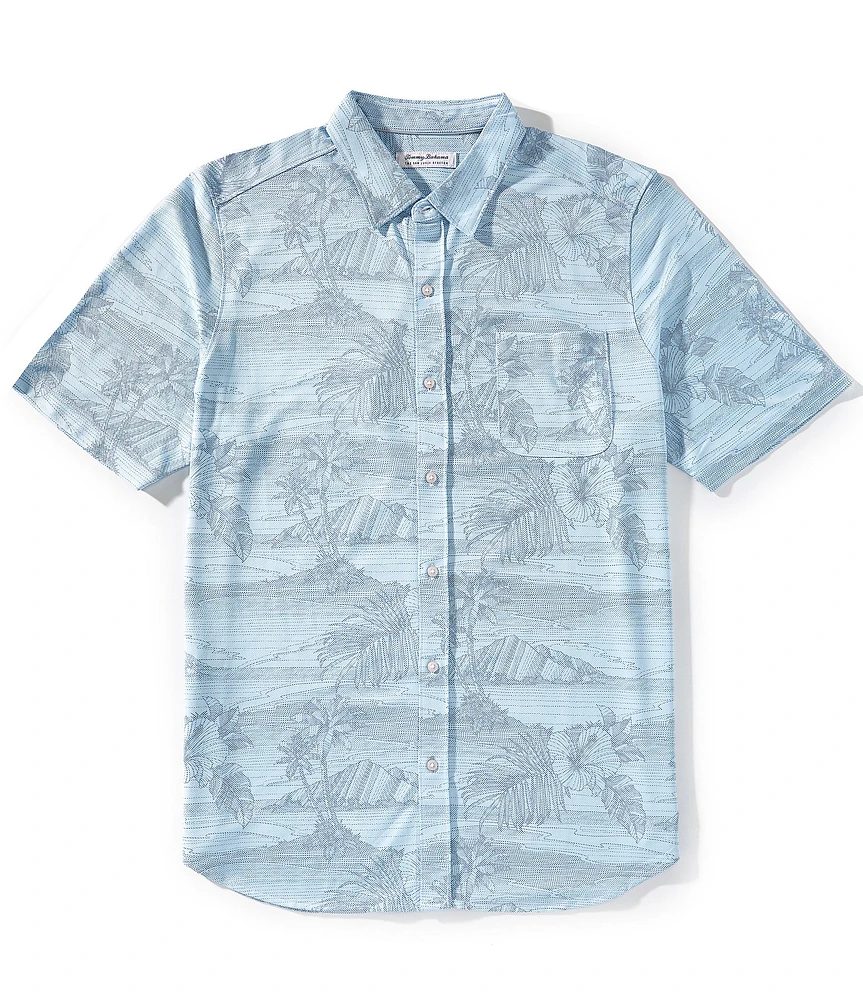 Tommy Bahama IslandZone San Lucio Corsica Coast Short Sleeve Woven Shirt
