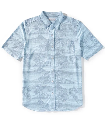 Tommy Bahama IslandZone San Lucio Corsica Coast Short Sleeve Woven Shirt