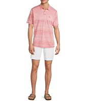 Tommy Bahama IslandZone Sea Island Stripe Short Sleeve Polo Shirt