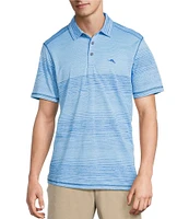 Tommy Bahama IslandZone Sea Island Stripe Short Sleeve Polo Shirt