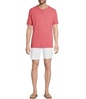 Tommy Bahama IslandZone Weekend Player Short Sleeve Henley Shirt