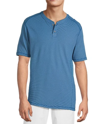 Tommy Bahama IslandZone Weekend Player Short Sleeve Henley Shirt