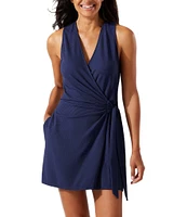 Tommy Bahama Isle Cays Wrap Romper Swim Cover-Up