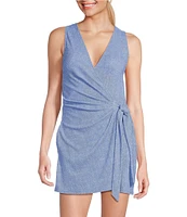 Tommy Bahama Isle Cays Wrap Romper Swim Cover-Up