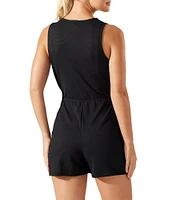 Tommy Bahama Isle Cays Wrap Romper Swim Cover-Up