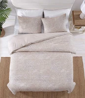 Tommy Bahama Jungle Palms Cotton Reversible Comforter Mini Set