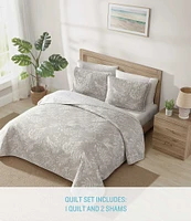 Tommy Bahama Jungle Toile Beige Quilt Mini Set