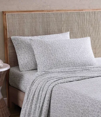 Tommy Bahama Koya Bay Grey Cool Zone Cotton Percale Sheet Set