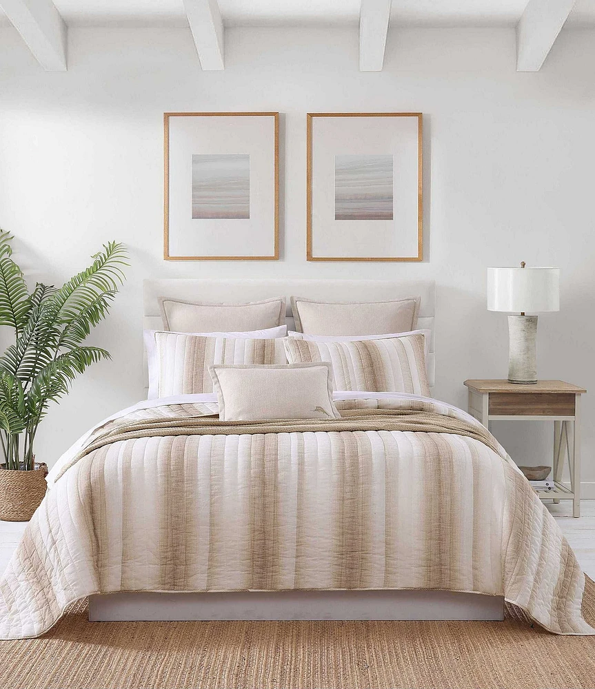 Tommy Bahama La Prisma Stripe Texture Cotton Quilt Mini Set