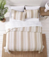 Tommy Bahama La Prisma Stripe Texture Cotton Quilt Mini Set