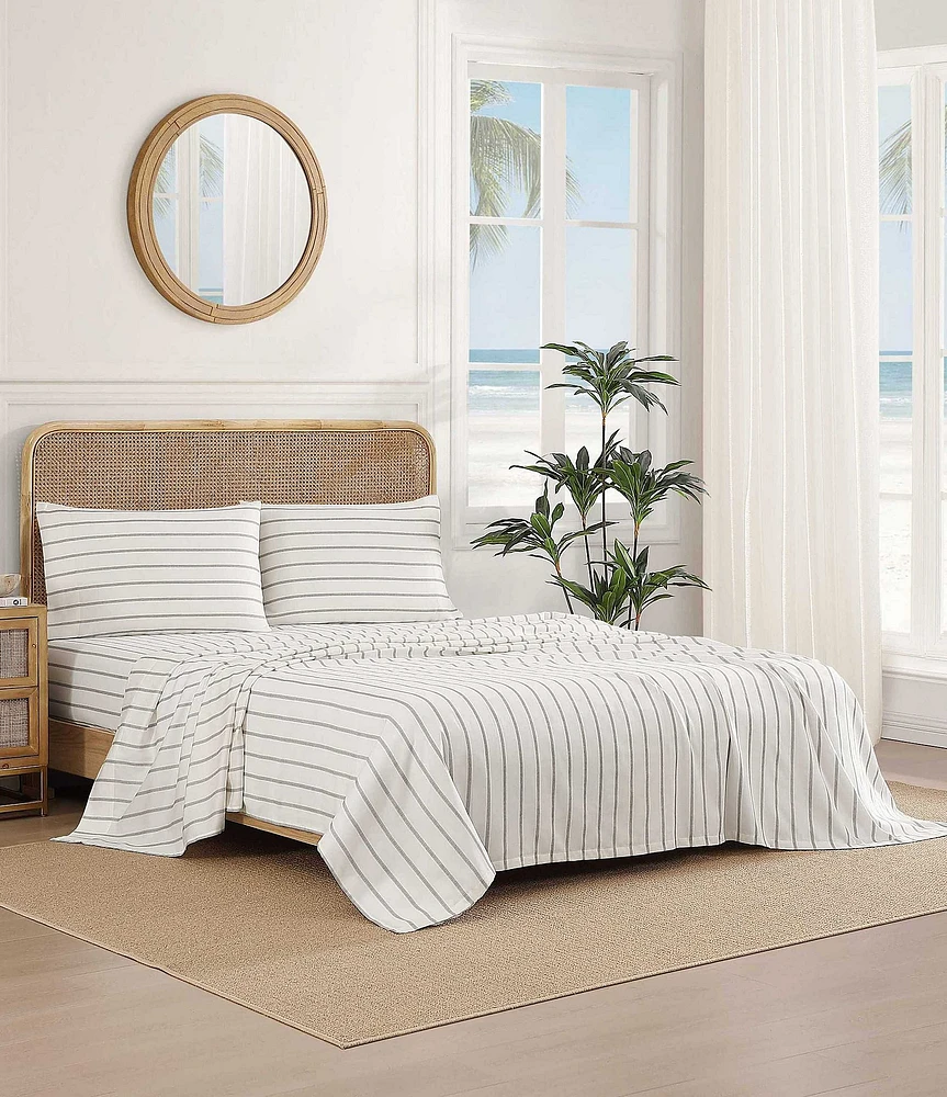 Tommy Bahama La Vida Stripe Cotton Sateen Sheet Set