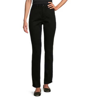 Tommy Bahama Leila Indigo Palms™ Black Tux Straight Leg High Rise Ankle Length Jean