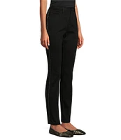 Tommy Bahama Leila Indigo Palms™ Black Tux Straight Leg High Rise Ankle Length Jean