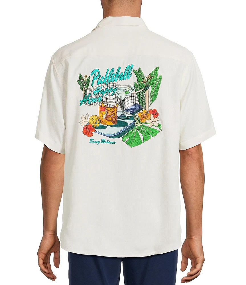 Tommy Bahama Lets Meet For Drinks Short Sleeve Woven Shirt