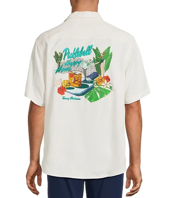 Tommy Bahama Lets Meet For Drinks Short Sleeve Woven Shirt